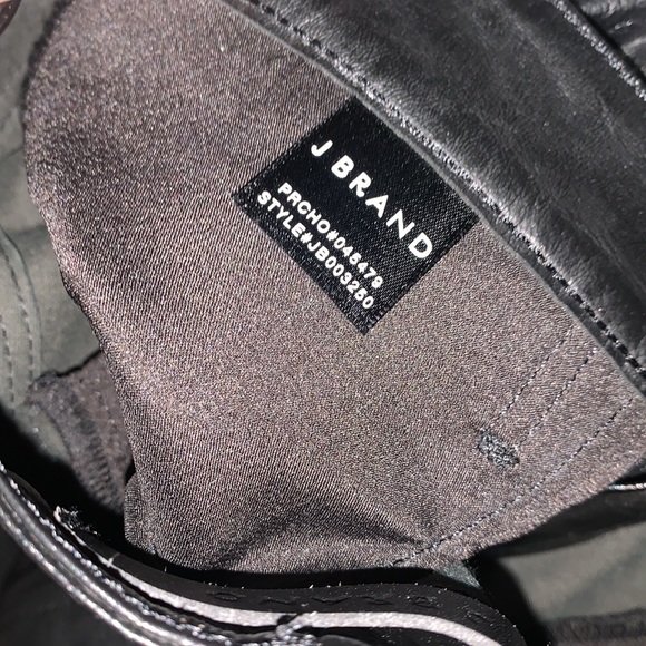 NWT! Black Franky Mid Rise Lamb Leather - Picture 6 of 7